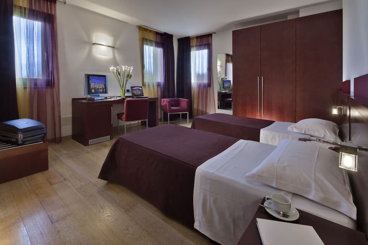 Chambre avec lits jumeaux, 2 lits une place