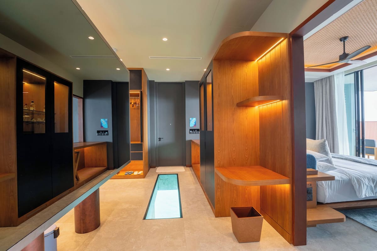 sunset ocean pool villa | 1 bedroom, premium bedding, minibar, in-room safe