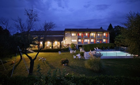 Front of property - evening/night