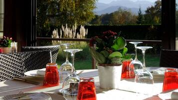 Vue depuis lâhĂ©bergement