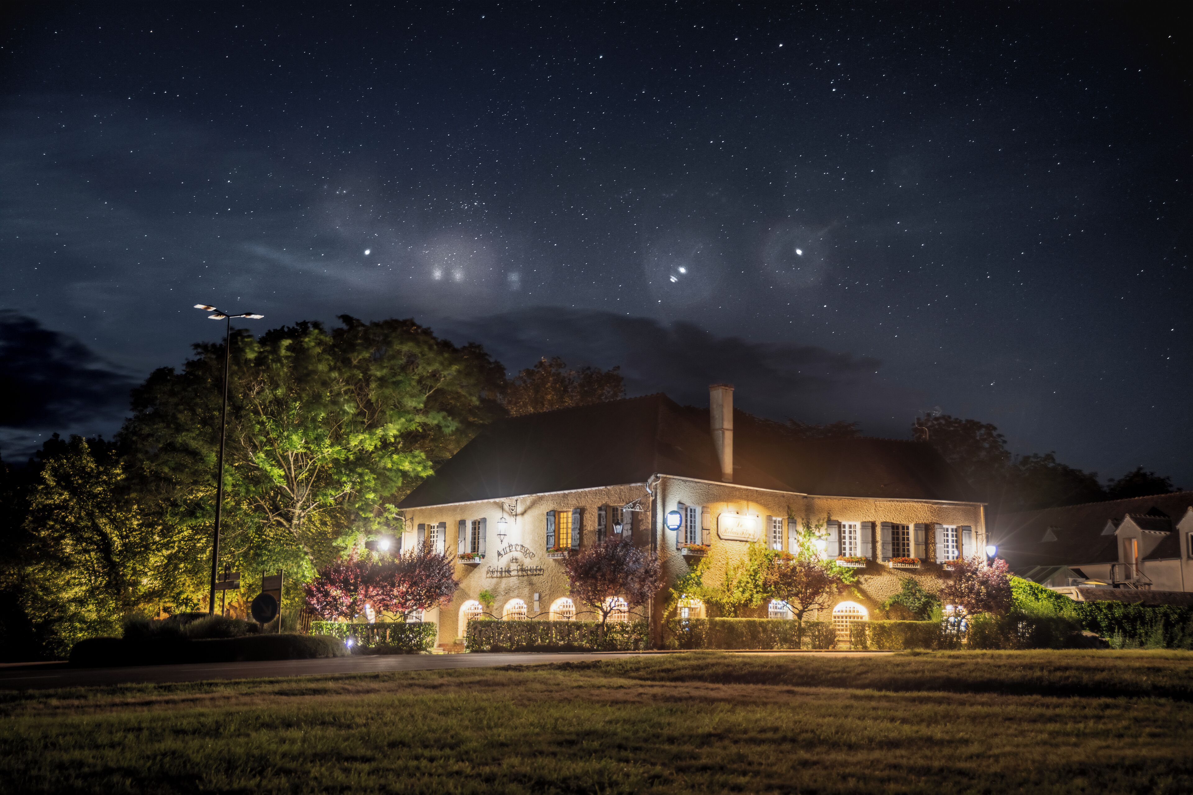 front of property – evening/night