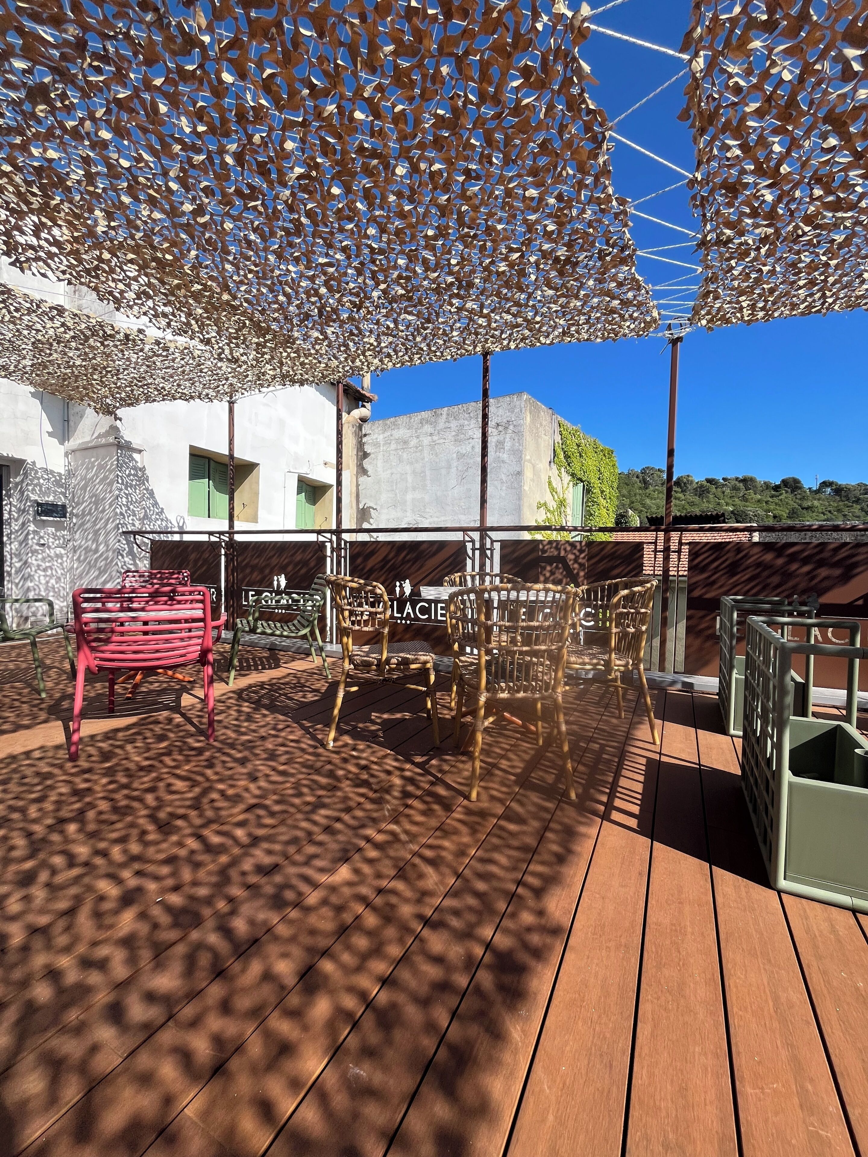 Terrasse sur le toit