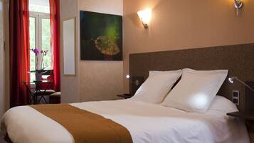 Desk, soundproofing, iron/ironing board, free cribs/infant beds