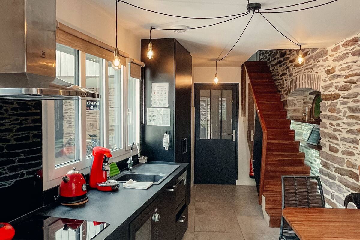 private studio with terrace | private kitchen | coffee/tea maker, electric kettle