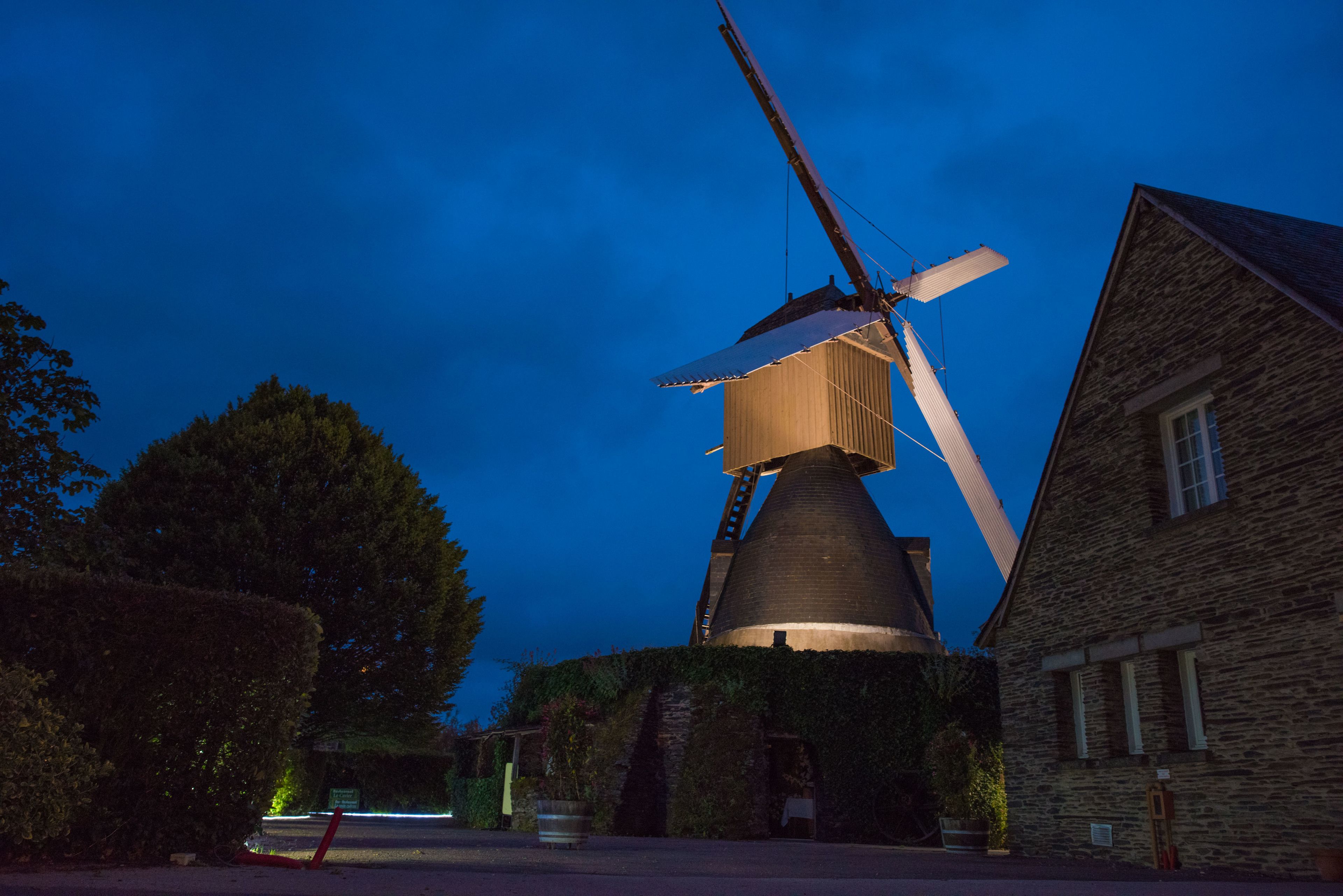 front of property – evening/night