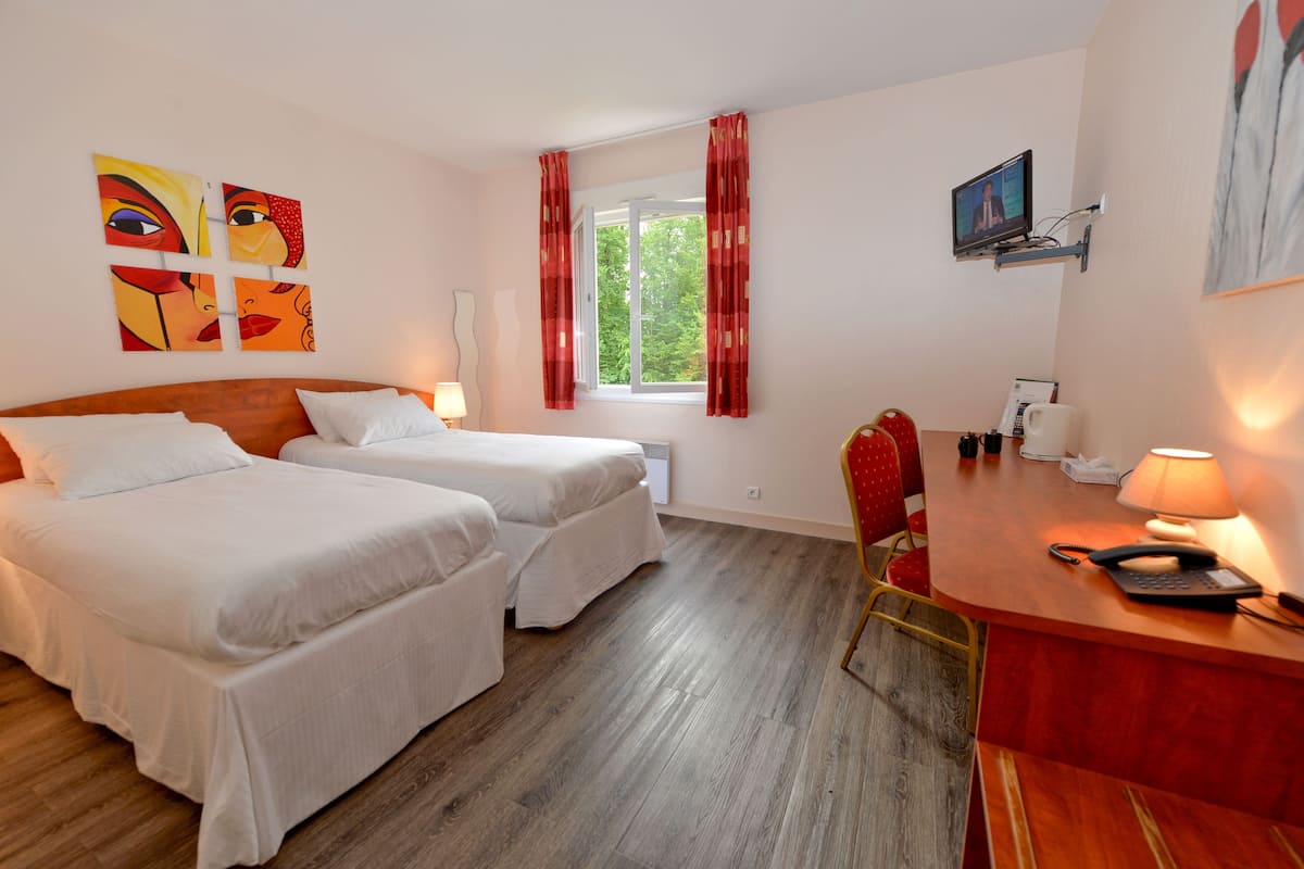 Chambre avec lits jumeaux
