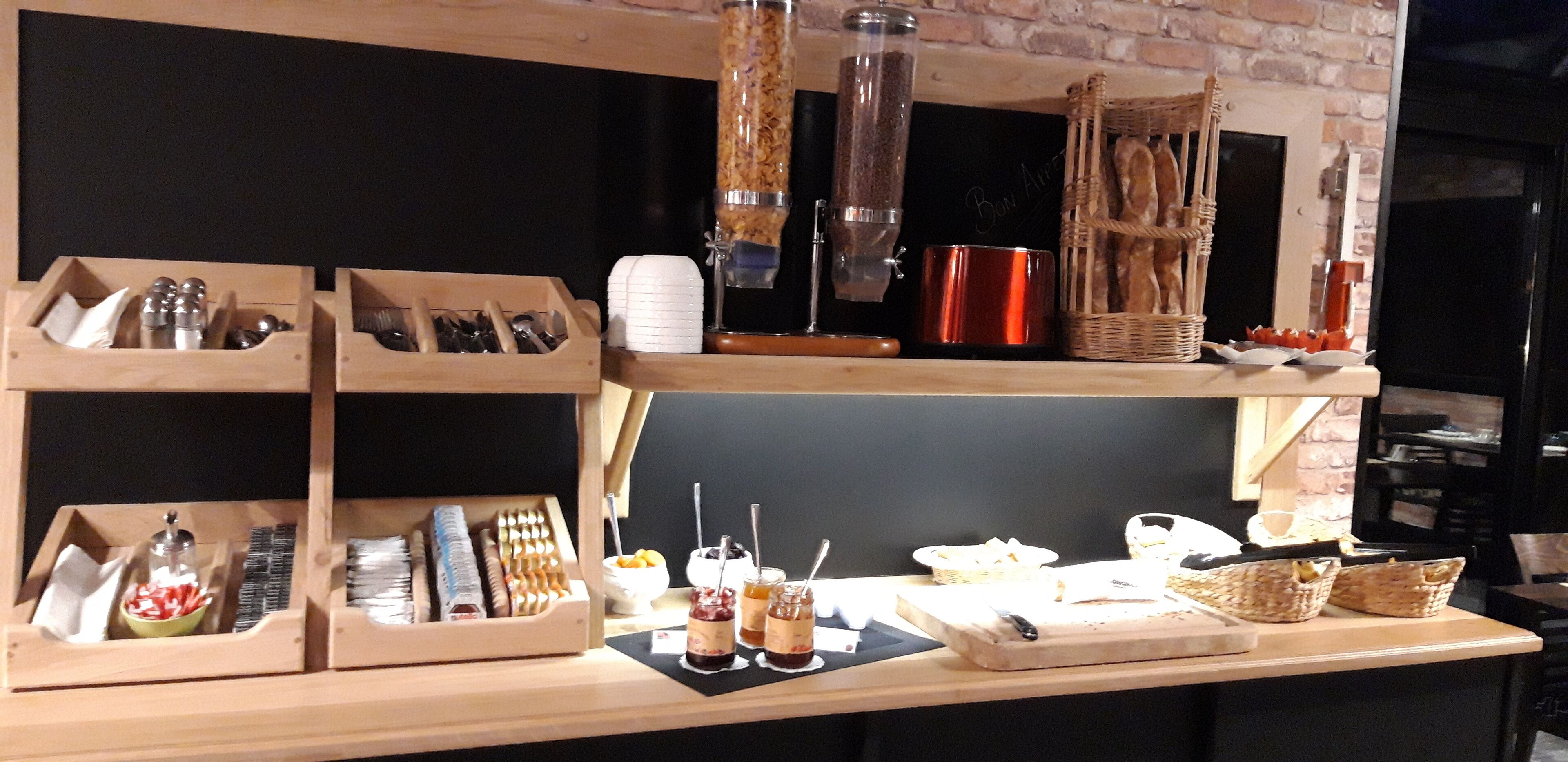 daily buffet breakfast (eur 13.5 per person)