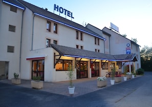 Front of property – evening/night