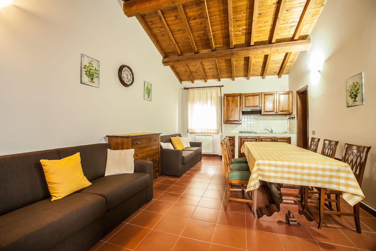 Standard Apartment, 2 Bedrooms Situated about 600 meters from the main building | Living area | Flat-screen TV