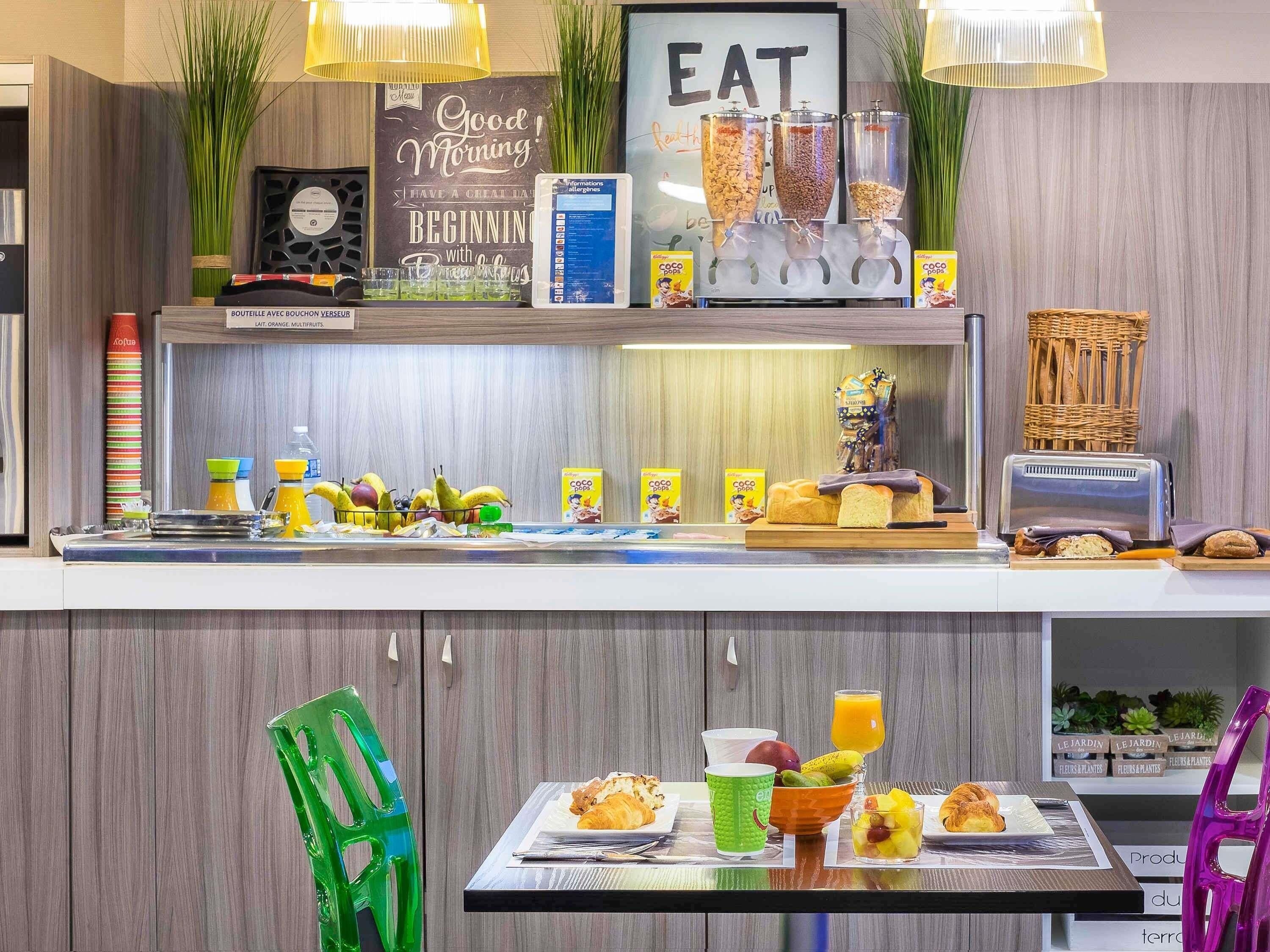Petit déjeuner buffet compris tous les jours