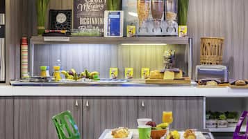 Daily buffet breakfast (EUR 12 per person)