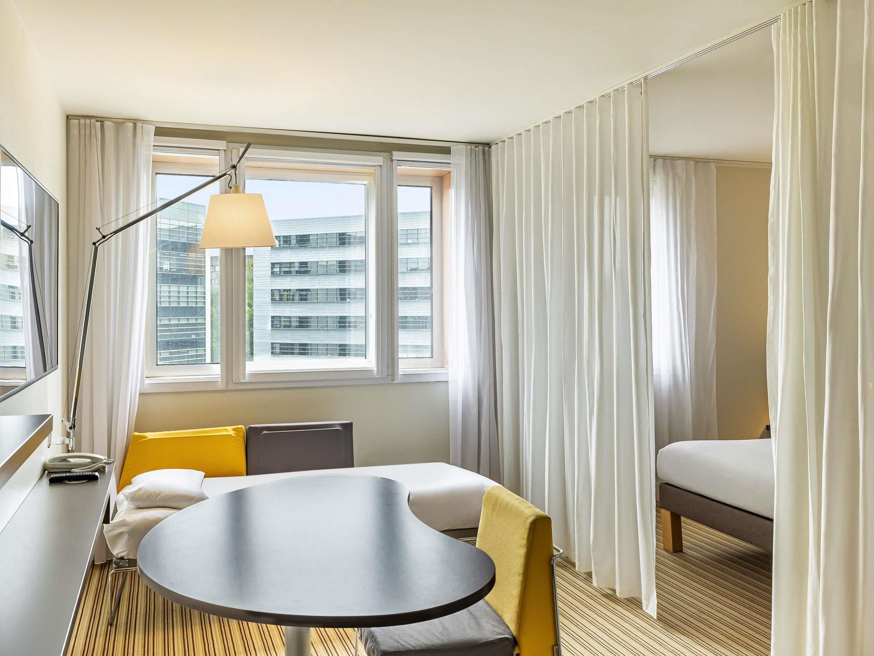 In-room safe, desk, blackout curtains, soundproofing