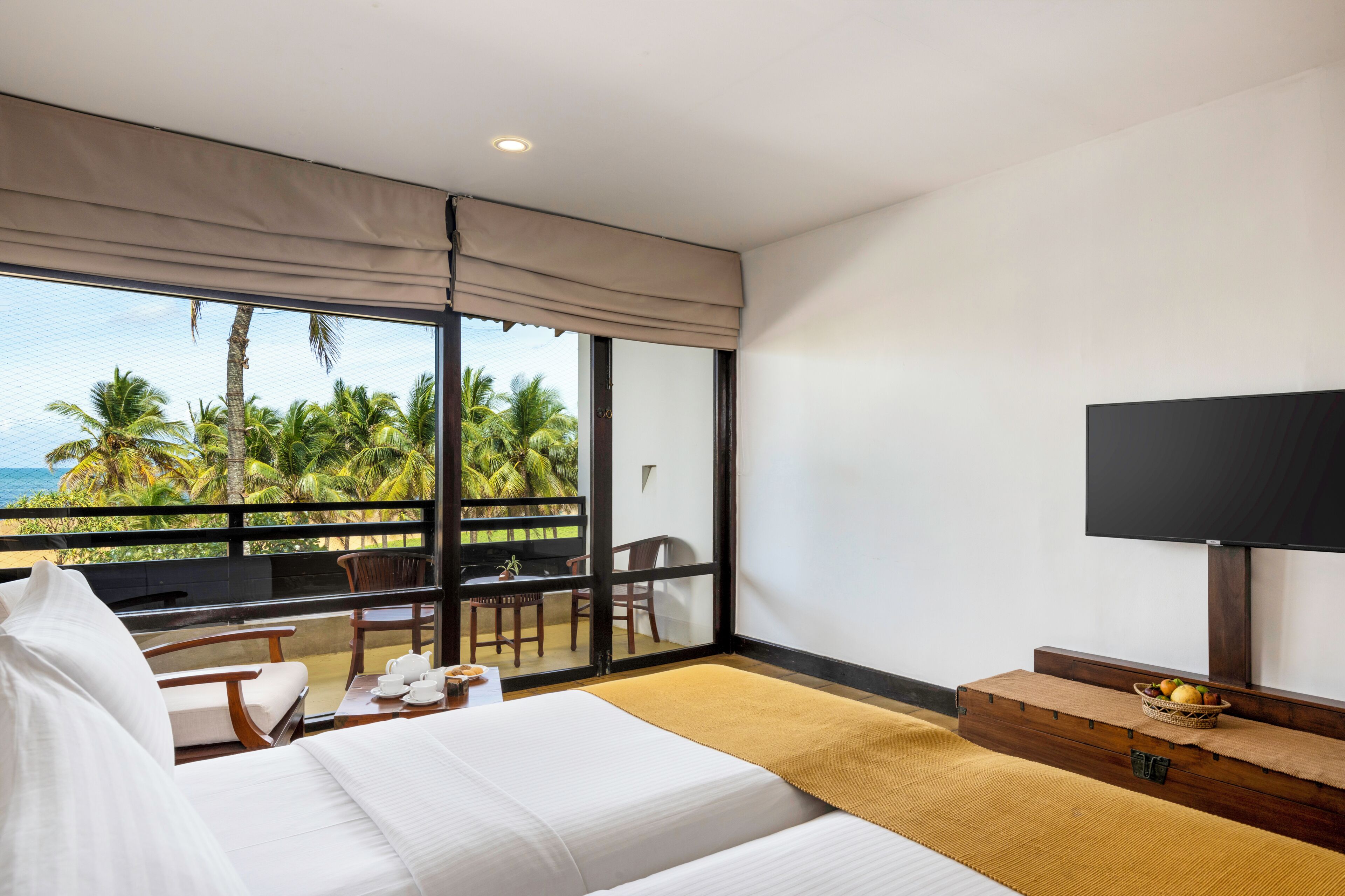 Deluxe Twin Room with Sea view | 1 bedroom, Egyptian cotton sheets, premium bedding, minibar