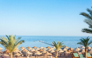 On the beach, beach bar