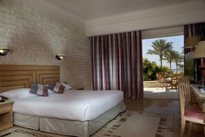 Double or Twin Room, Sea View | 1 bedroom, minibar, in-room safe, iron/ironing board - Hurghada Coral Beach Hotel (Hurghada)
