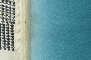 Plage à proximité, navette pour la plage, serviettes de plage