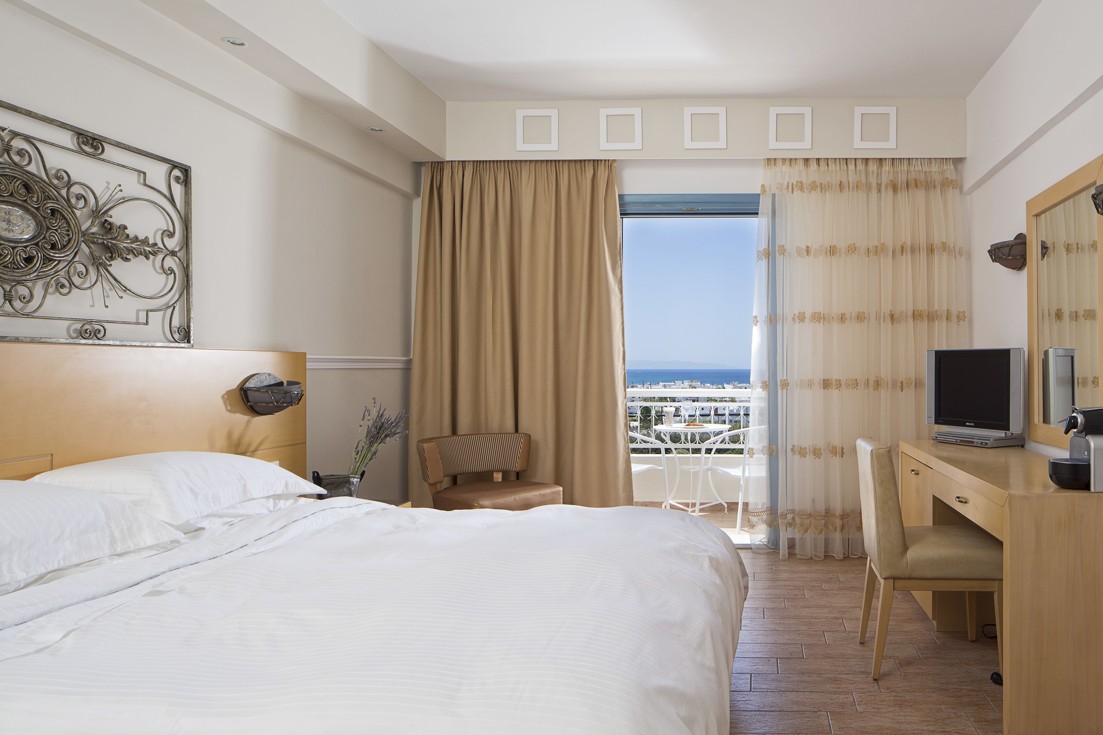 standard room, sea facing (ariadni) | view from room
