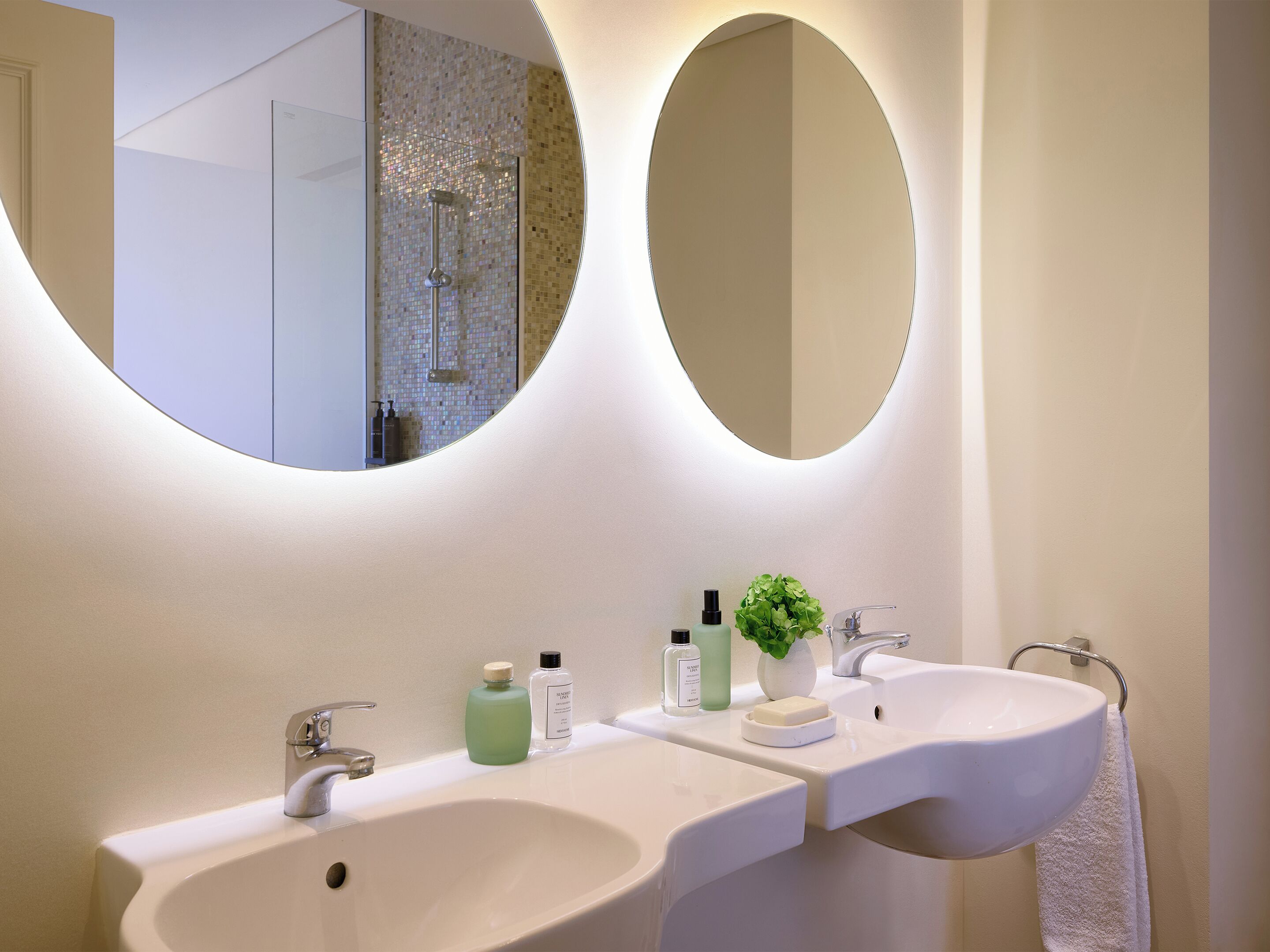 free toiletries, hair dryer, bathrobes, slippers