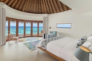 Oasis Overwater Two-bedroom Haven | Premium bedding, down comforters, free minibar items, in-room safe - W Maldives (Fesdu Island)