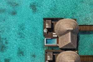 Premier Overwater One-bedroom Villa | Premium bedding, down comforters, free minibar items, in-room safe - W Maldives (Fesdu Island)