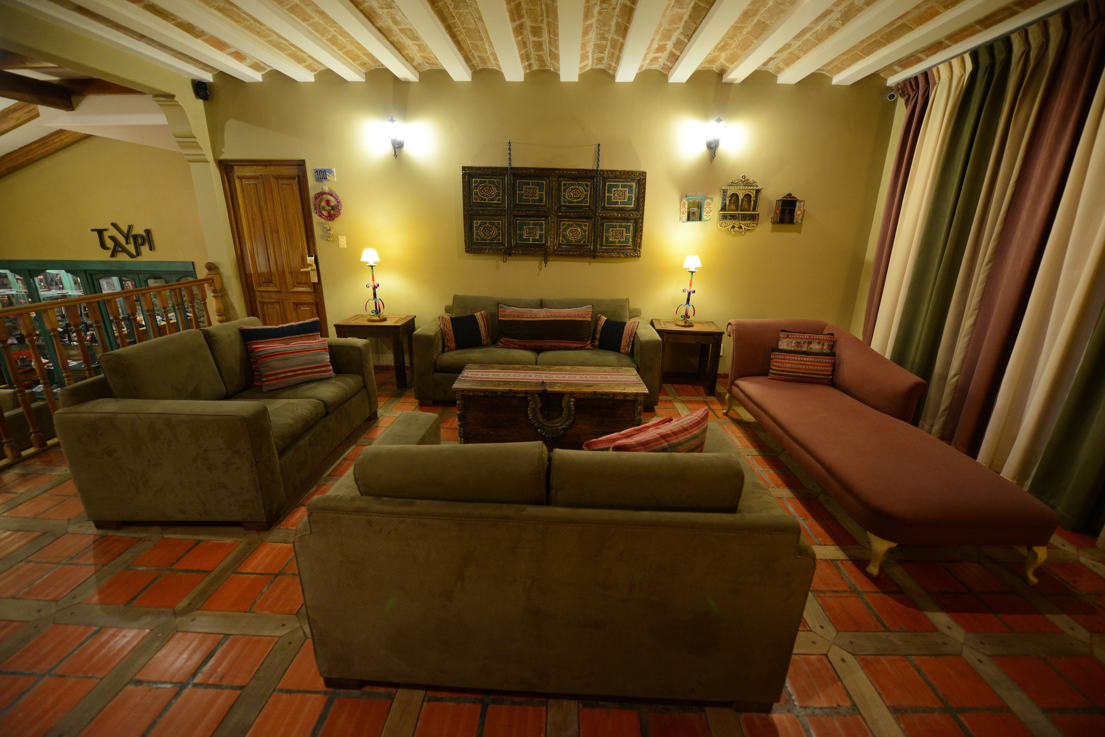 Sala de estar en el lobby