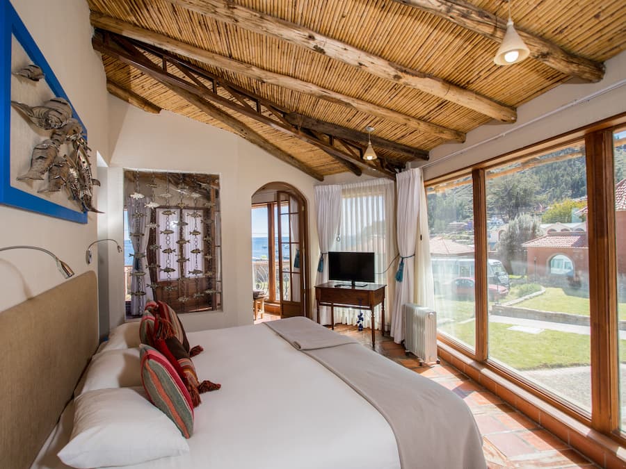 Exclusive-værelse - 1 kingsize-seng | Pengeskab på værelset, individuelt design, skrivebord