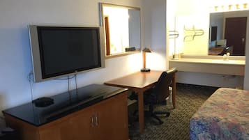 Desk, iron/ironing board, free WiFi, bed sheets