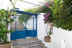 Entrée de l’hébergement 
