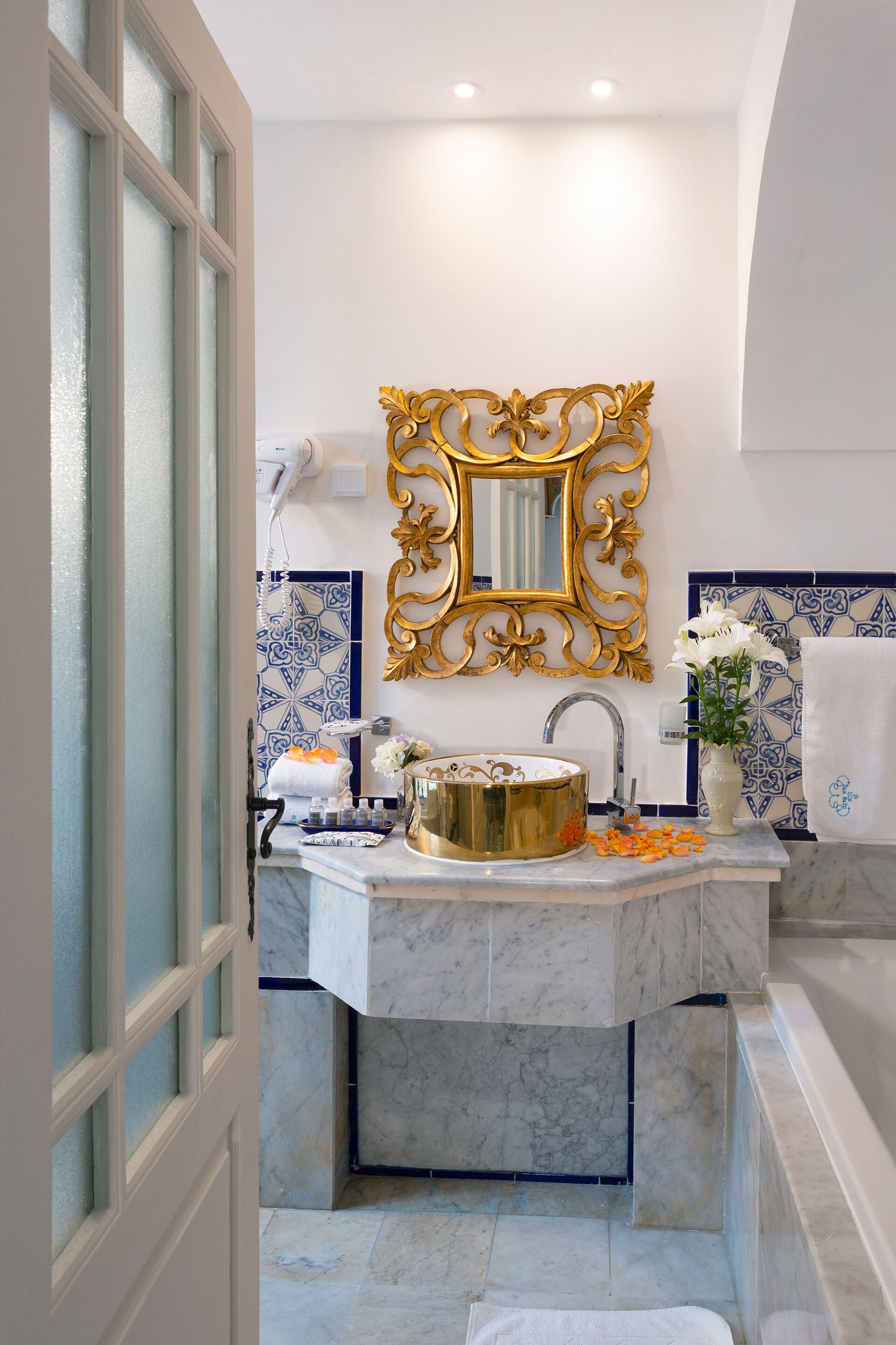 room (panorama) | bathroom | separate bathtub and shower, hair dryer, bathrobes, slippers