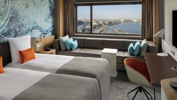 Hypoallergeen beddengoed, een kluis op de kamer, een bureau