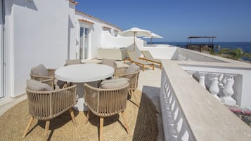 Presidential-Suite, Terrasse, Meerblick | Terrasse/Patio