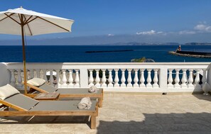 Presidential-sviitti, terassi, merinäköala | Terassi/patio