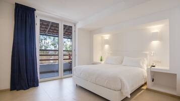Chambre Double Premium, patio, vue piscine
