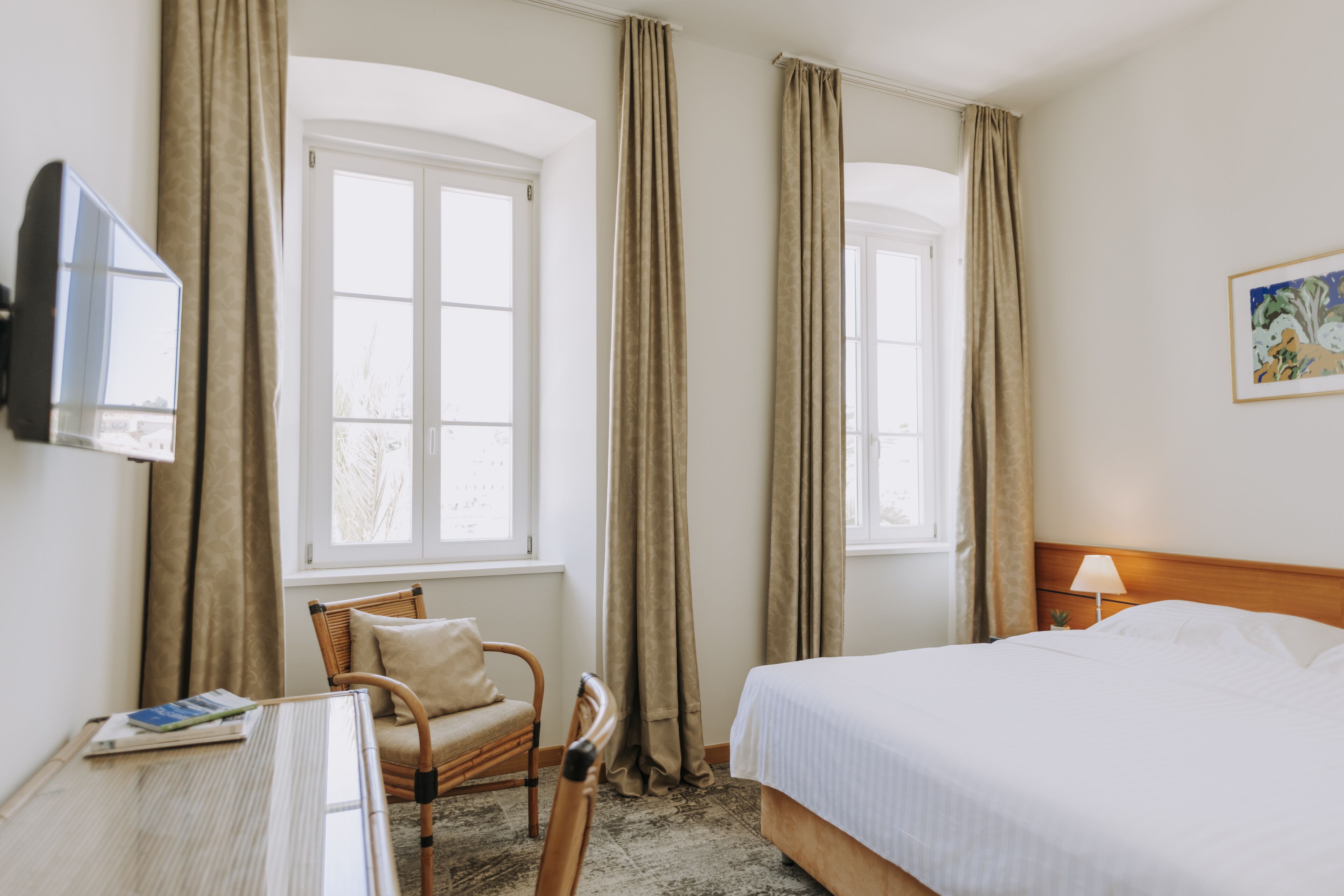 superior double room with sea view | minibar, in-room safe, desk, blackout curtains