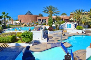 2 outdoor pools, pool umbrellas, sun loungers - Caribbean Village Agador - All Inclusive (Agadir)