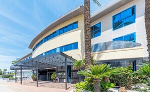 Voorkant van accommodatie