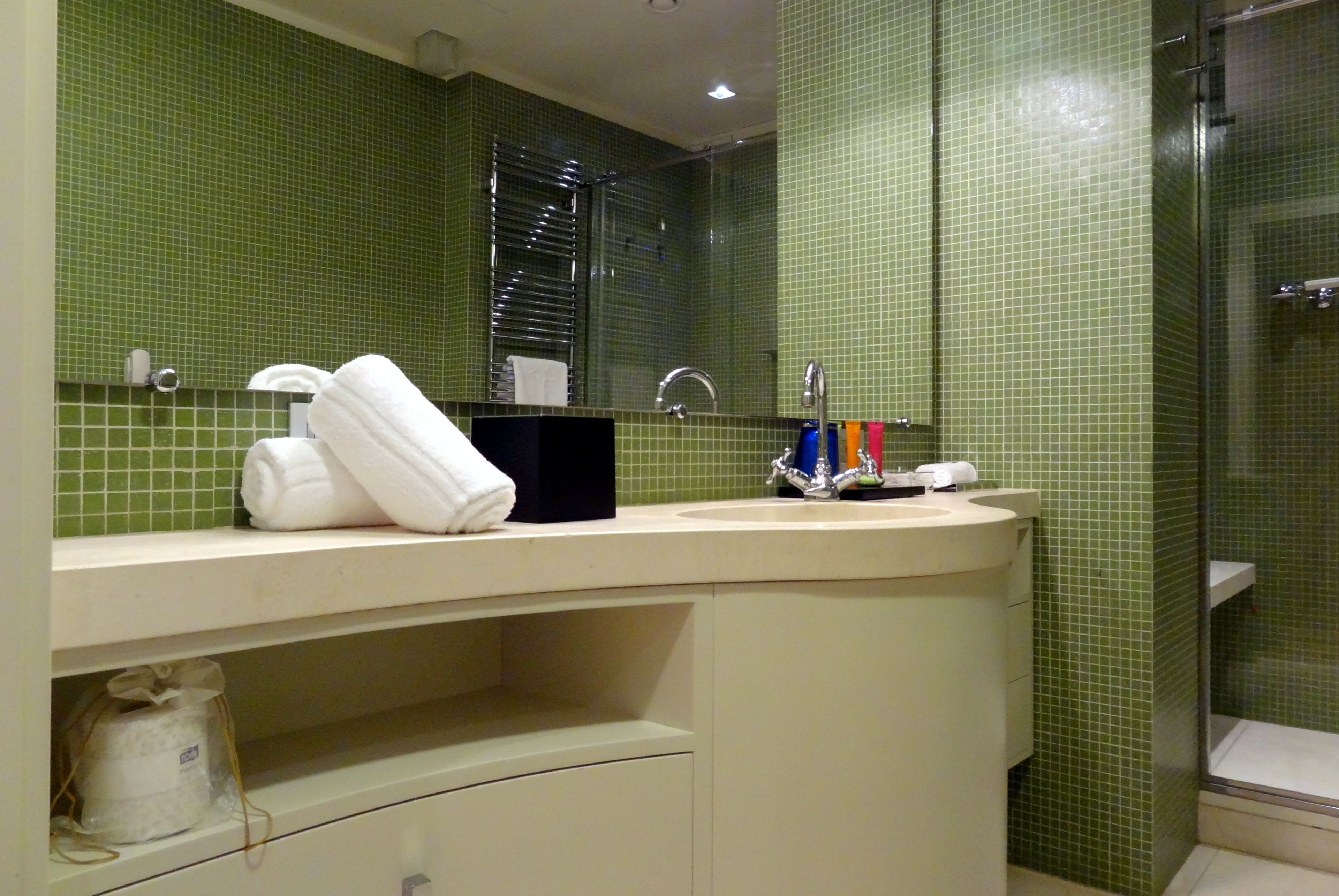 double room | bathroom | hair dryer, slippers, bidet, towels