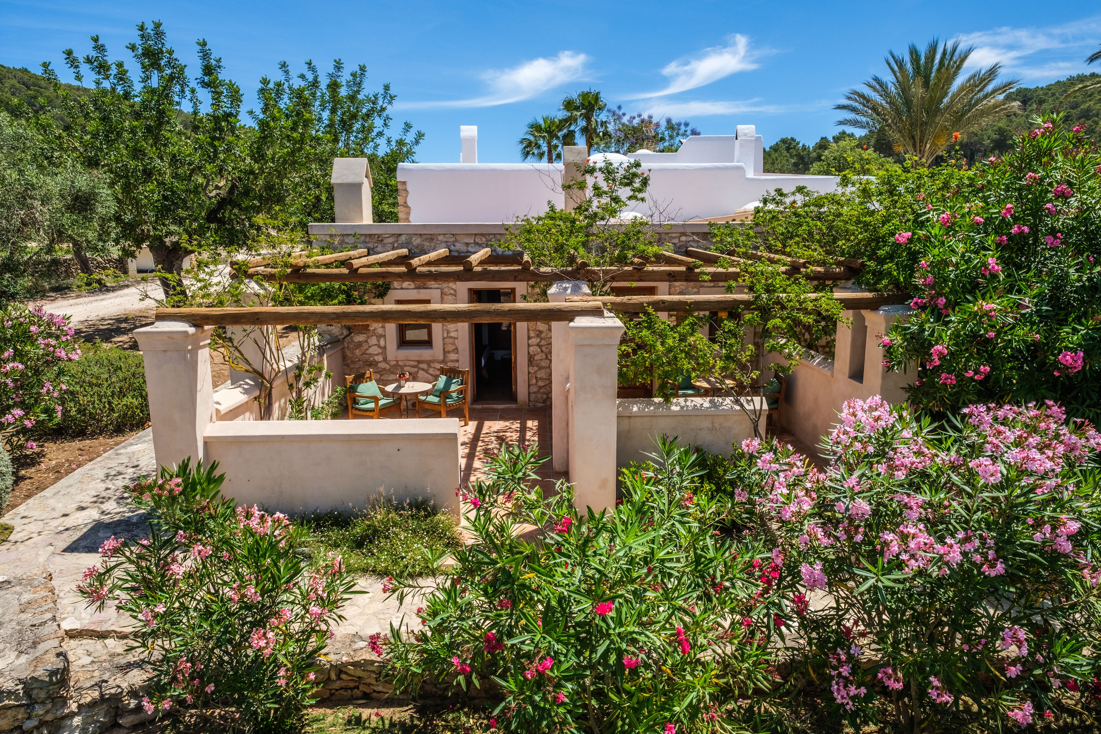 deluxe double room, terrace, garden view | view from room