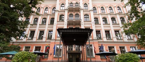 Fassade der Unterkunft