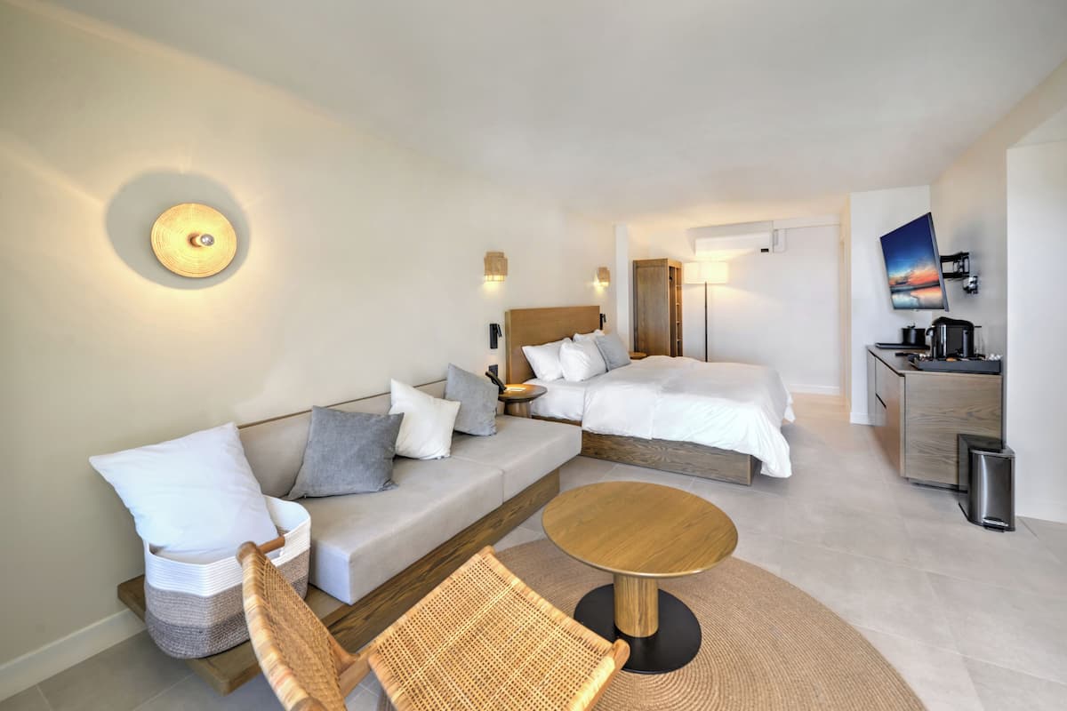 Habitación individual de lujo | Ropa de cama de alta calidad y insonorización