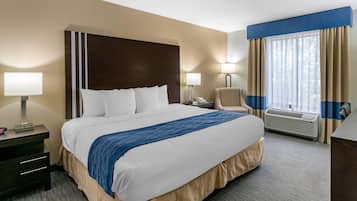 Een bureau, een strijkplank/strijkijzer, gratis babybedden, gratis wifi