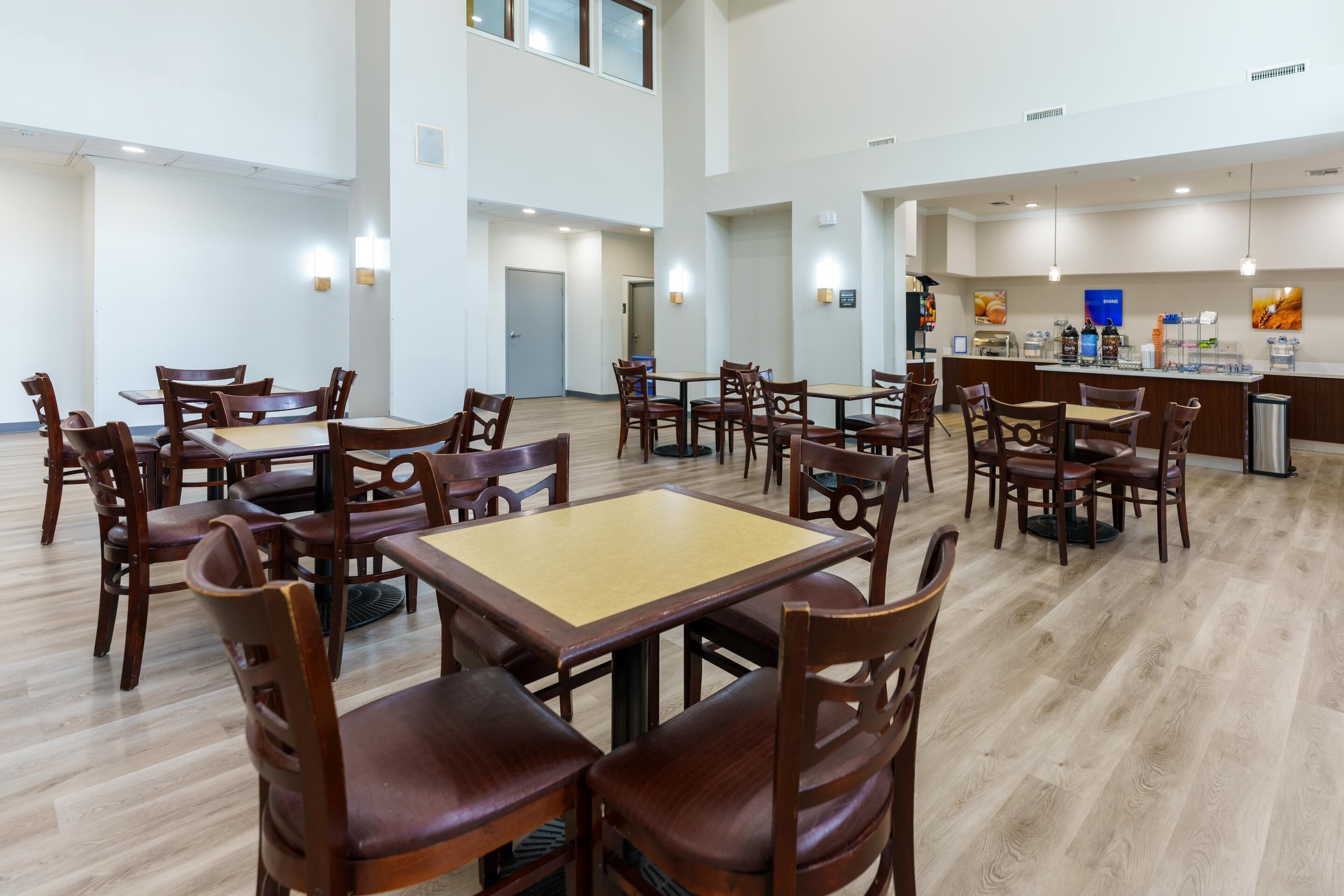 Free daily on-the-go breakfast 