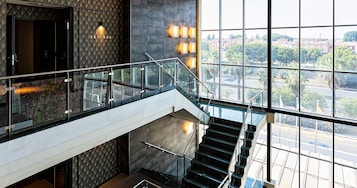 Pasillos con baranda