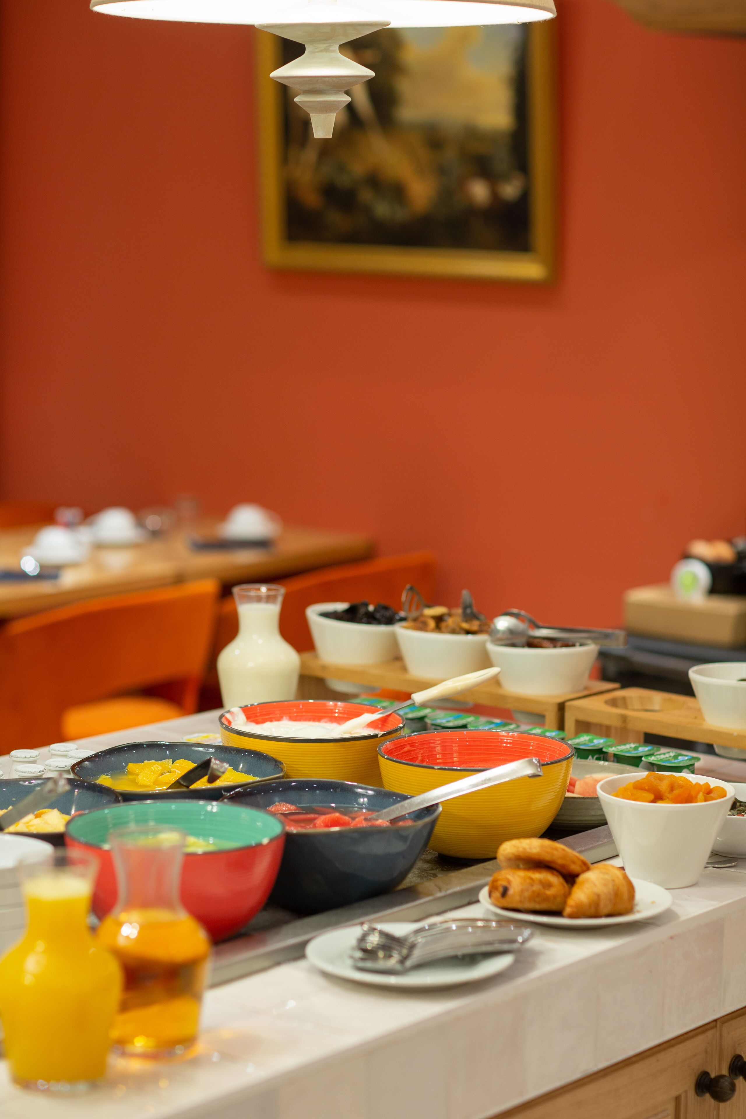 daily buffet breakfast (eur 19.5 per person)