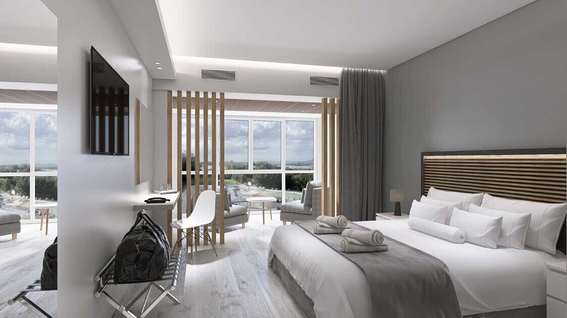 Chambre Supérieure Double ou avec lits jumeaux, vue piscine