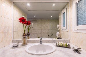 Vòi sen/bồn tắm kết hợp, đồ dùng nhà tắm miễn phí, máy sấy tóc 