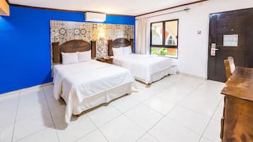 Standard Room, 2 Double Beds | 1 bedroom, in-room safe, free WiFi, wheelchair access