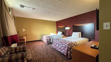 Iron/ironing board, free WiFi, bed sheets, alarm clocks