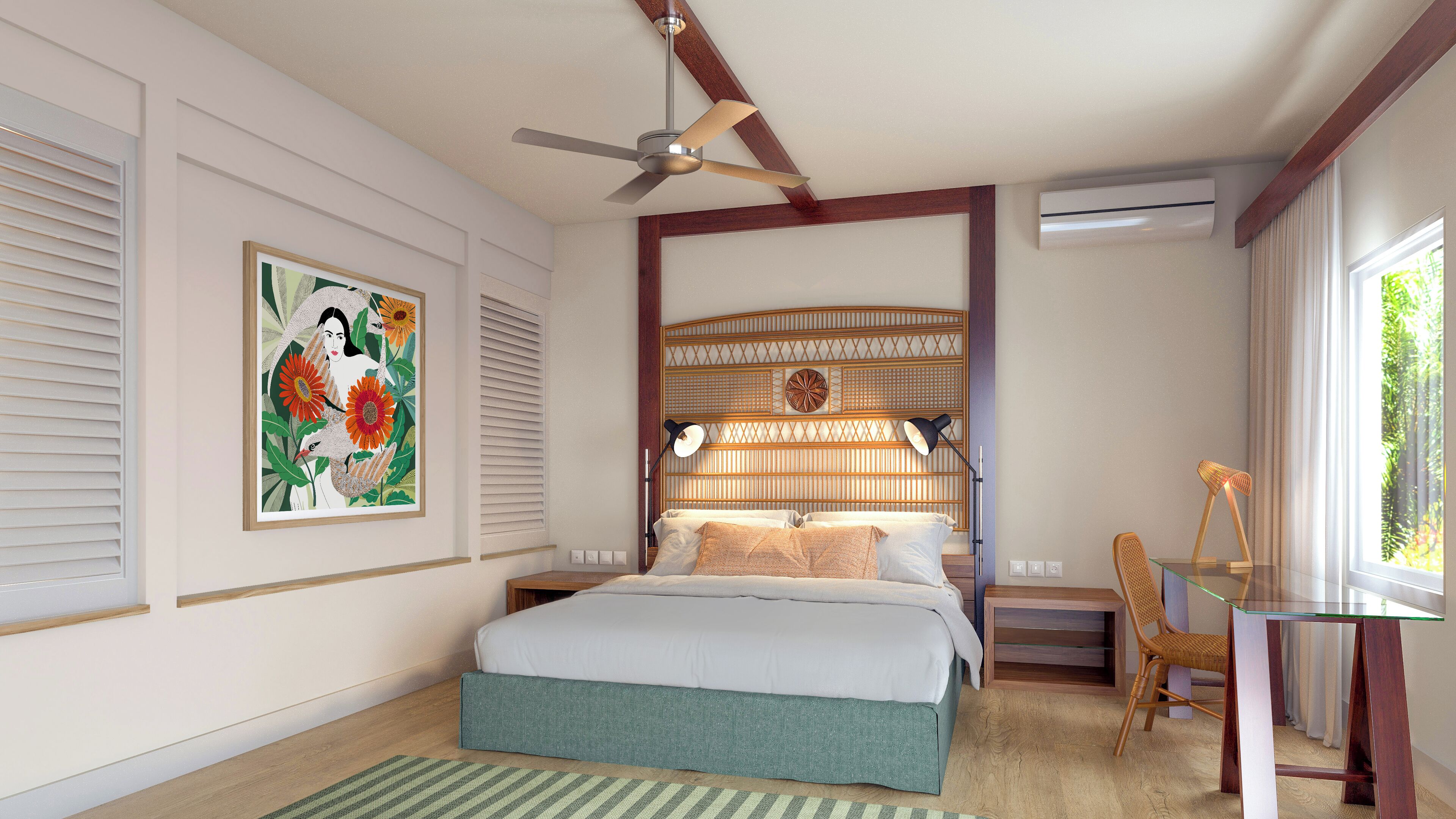 Juniorsvit (e. Couple) | Minibar, värdeförvaringsskåp på rummet och skrivbord