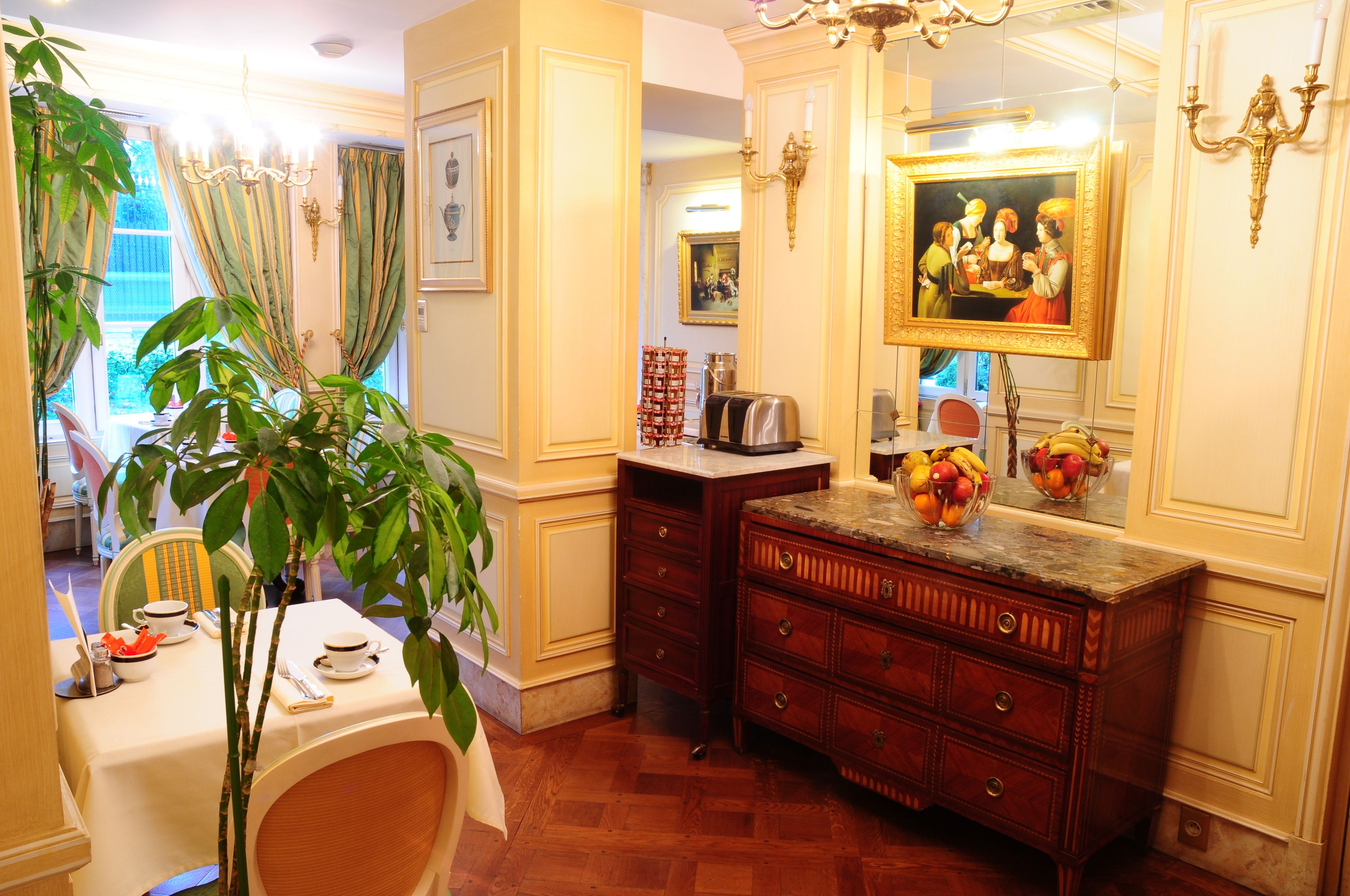 daily buffet breakfast (eur 15.00 per person)